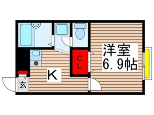 プレジール花島公園Ⅲの物件間取画像